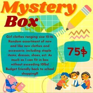 Big girl/preteen clothes Mystery Box